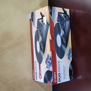 ION DUO DECK Converts Record & Tapes